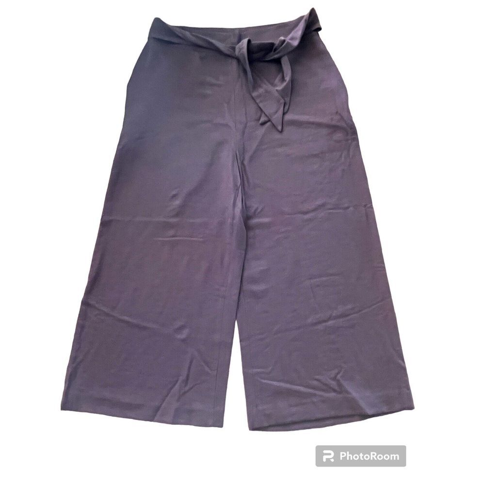 Leith Wide Leg‎ Cropped Plum Maroon Pants Pants EUC - Medium M
